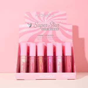 Nouveau brillant à lèvres en tube rose, marque privée, rouge à lèvres liquide végétalien, brillant à lèvres scintillant longue durée - Product Image 1