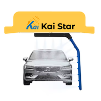 Machine de lavage de voitures électrique automatique sans contact pour véhicules de grande taille, en acier inoxydable, vitesse de lavage de 3 à 8 minutes