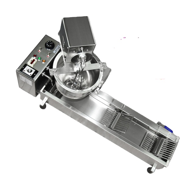 Commercial Fully Automatic Gas Fryer Mini Doughnut Maker Donut Make Machine
