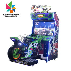 Machine de jeu d'arcade simulateur de course de motos <span class=keywords><strong>GP</strong></span>, colorée, à monnayeur, pour parc d'attractions - Product Image 4