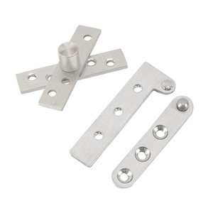 Bisagra oculta para puerta de acero inoxidable, ajustable a 180 grados, para puerta de madera, diseño minimalista - Product Image 1