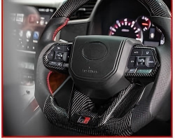 Volant de course personnalisé haut de gamme en Alcantara, LED et fibre de carbone pour Toyota <span class=keywords><strong>GR</strong></span> <span class=keywords><strong>Sport</strong></span> Supra RAV4 Tundra - Product Image 5