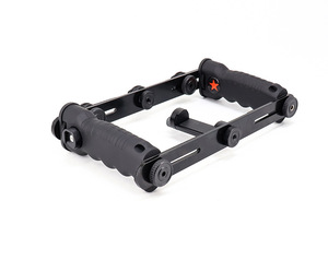 KAMPHO Smartphone Video <strong>Vlog</strong> Rig Cage with Cold Shoe Mount for <strong>Microphone</strong>, LED Light, Iphone, <strong>Android</strong> Mobile Phone - Product Image 5