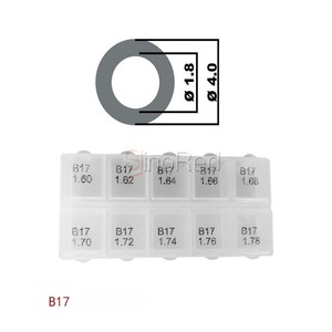 <span class=keywords><strong>Berserk</strong></span> - Juego de <span class=keywords><strong>360</strong></span> Separadores Ajustables B17 para Inyectores Diésel THK de 1.20-1.90 mm - Product Image 5