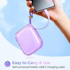 <span class=keywords><strong>Joyroom</strong></span> แบตเตอรี่สำรองขนาด<span class=keywords><strong>10000</strong></span>มินิแบบพกพาขนาดเล็กดีไซน์ใหม่สีสันสดใส - Product Image 2