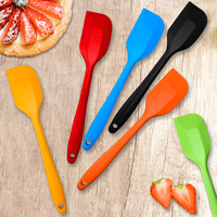 Spatule en silicone de qualité alimentaire sans BPA grattoirs flexibles antiadhésifs résistants à la chaleur petit outil de mélange de cuisson et de pâtisserie