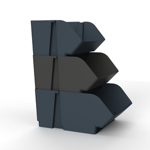 Usine directe PP plastique <span class=keywords><strong>Cube</strong></span> minimaliste multifonctionnel empilable boîte de <span class=keywords><strong>rangement</strong></span> pour articles ménagers vêtements jouet bureau fouillis - Product Image 6