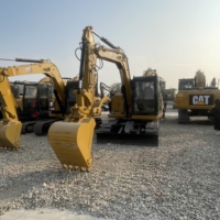 Excavatrice Caterpillar 308 d'occasion, 8 tonnes, d'origine japonaise, CAT 308E2, mini-excavatrice hydraulique sur chenilles, matériel de construction en stock