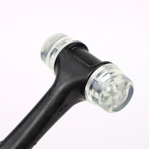 2 In 1 Installation Hammer Plastic Handle Dual Purpose <b>Rubber</b> Mallet For Doors Windows Tiles <b>Floors</b> Tap Tool Residential - Product Image 1