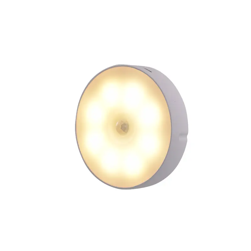 ワイヤレス人体誘導LED充電磁気常夜灯小型かわいいLED常夜灯ランプ