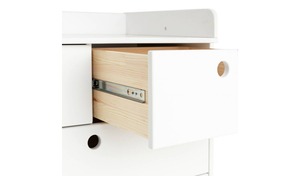 <span class=keywords><strong>Table</strong></span> <span class=keywords><strong>à</strong></span> <span class=keywords><strong>langer</strong></span> moderne en bois MDF blanc <span class=keywords><strong>avec</strong></span> dessus <span class=keywords><strong>amovible</strong></span>, 5 tiroirs, 3 niveaux, conforme - Product Image 5