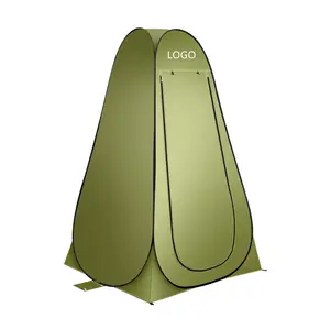 Woqi Portable Shower Dressing Room Tent Camp Toilet with Sand Bags Carrying Bad Sun Protection UPF 50+ Waterproof