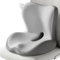 Chaise de bureau ergonomique orthopédique pour soulager la douleur, avec coussins lombaires en mousse à mémoire de forme antidérapante en coton