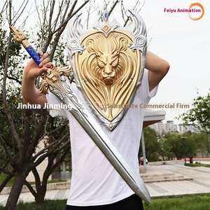 Espada de Lordaeron de <span class=keywords><strong>World</strong></span> of <span class=keywords><strong>Warcraft</strong></span>, accesorio de Cosplay, espada de juguete de espuma de PU de 105cm para exhibición o Cosplay, Material plástico - Product Image 3