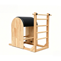 Equipo Profesional de Pilates de Madera de Roble, Barrel Ladder, para Gimnasios Comerciales y Estudios de Yoga, Corrector de Columna, Entrenamiento de Fuerza del Core