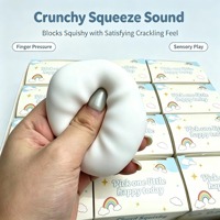 Nouveau Jouet de Décompression Nuage à Presser et à Retourner Lent, Créatif, Doux, Brillant et Floqué, Anti-Stress, Jouet Sensoriel pour Soulager le Stress