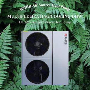 Pompe à chaleur air-eau RMRB 21,5 kW EVI R32, classe d'efficacité énergétique A++, boîtier en acier inoxydable, autoportante - Product Image 5