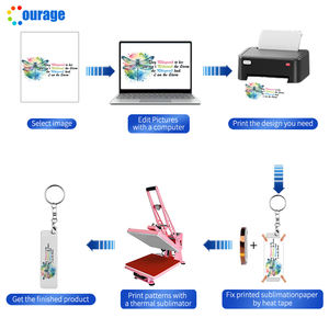 พวงกุญแจอะลูมิเนียมสำหรับงานซับลิเมชั่น ขายดี มีสินค้าในสต็อก - Product Image 6