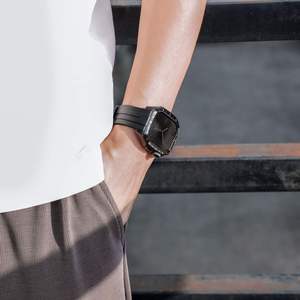 Luxury Silicone <b>Watch</b> Strap and Zinc Ally <b>case</b> for Apple <b>Watch</b> SE 44mm 45mm Series 10/11 46mm Zinc Alloy Pin Buckle <b>Watch</b> Band - Product Image 6