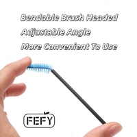 Brosses à mascara jetables professionnelles écologiques et durables de haute qualité, douces et confortables, 50 pièces/sac – Outils très demandés