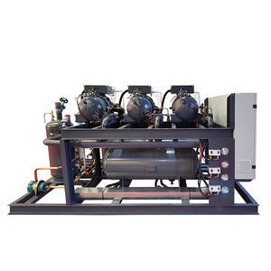 ชุดเครื่องทำความเย็นแบบขนานฮันเบลล์ 4x100 สำหรับห้องเย็นระบบทำความเย็นอุณหภูมิต่ำ - Product Image 2
