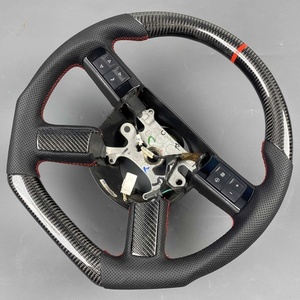 Accessoires de voitures de vente directe d'usine pour Dodge <span class=keywords><strong>Challenger</strong></span> 2008 2009 <span class=keywords><strong>2010</strong></span> volant de voiture volant en Fiber de carbone personnalisé - Product Image 5