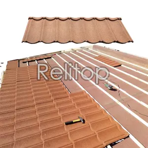 B2B供应商折衷风格易于安装改装屋面瓦石材涂层屋顶用于外部覆层屋顶总承包商