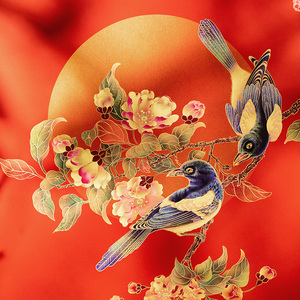 Coperchio <span class=keywords><strong>per</strong></span> Contatore Idraulico in Ottone con Motivo di Magpie, Design Portafortuna, Lavorazione Originale con Telaio a Incastro - Product Image 5