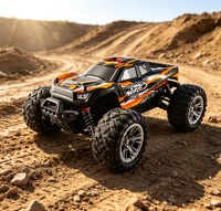 HOSHI Camion monstre RC à grande vitesse 1/16e échelle N416 36KM/H 4x4 tout-terrain, voiture télécommandée pour débutants et experts