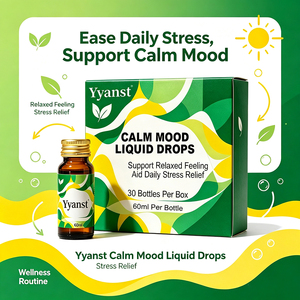 Liquide Oral Premium Calm Mood 60ml, 30 Bouteilles – Compléments Santé pour Soulagement du Stress et Bien-être Adulte – Fourniture en Gros OEM - Product Image 5