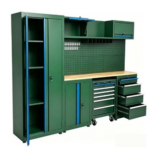 Factory Wholesale Aluminum Cabinet <b>with</b> <b>Wheels</b> 200kg Load Capacity 12 <b>Drawers</b> Garage Production Line Cart Sale - Product Image 1