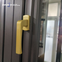 Fenêtres en verre de luxe à isolation thermique, cadre en aluminium, fenêtres anciennes authentiques avec grille en verre intégrée, design élégant, en vente