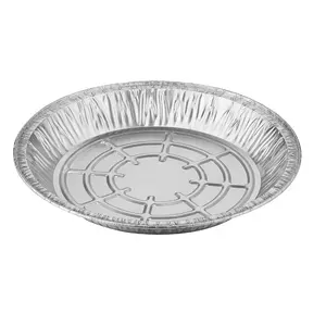 245dia X 28mm 10inch Round 850ml Semi Aluminum <strong>Foil</strong> Pie Pan Tin <strong>Foil</strong> Baking Pans Aluminum <strong>Container</strong> with Lids PI10 Yysmallcap - Product Image 1