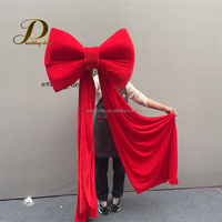 Décorations géantes en forme de nœud rose JINDA, forme classique, pour mariage, fête d'anniversaire, événements
