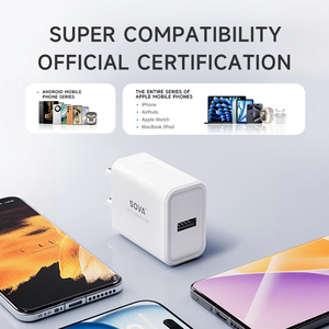 Cargador Rápido Tipo C de 25W, Cargador de Pared PD PPS para Teléfonos Samsung, iPhone y Android, Cargadores Universales Compactos, Venta al Por Mayor de Fábrica OEM - Product Image 4