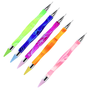 Dual-Ended Wax Pen for Diamond Painting Gradient Handle Crystal <b>Beads</b> Manicure Art DIY Accessories Tool for Salon Use - Product Image 2