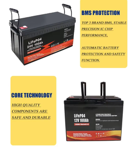 Deep Cycles Customized Semi-Solid State LiFePo4 12V/<b>24V</b>/48V 600AH 6000-Cycle Solar <b>Battery</b> Storage System - Product Image 4