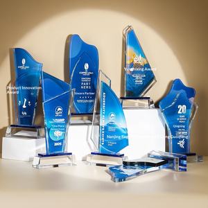 Trofeo de Cristal Artificial Creativo 2025, Personalizable, de Alta Gama, para Premios Anuales a Empleados Destacados, con Coloración Gratuita - Product Image 2