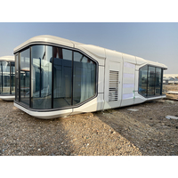 Maison préfabriquée moderne - Design capsule spatiale, structure en acier Apple Cabin, maisons mobiles