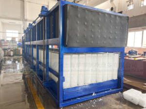 <span class=keywords><strong>Machine</strong></span> à glace refroidie à l'eau de bloc de fabricant de capacité de production de glace quotidienne de 15 tonnes - Product Image 2