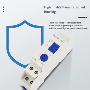 Interruptor de <span class=keywords><strong>temporizador</strong></span> de iluminación de <span class=keywords><strong>escalera</strong></span> de riel Din 16A 220VAC para iluminación de pasillo <span class=keywords><strong>temporizador</strong></span> de riel Din mecánico ALC18 relé de <span class=keywords><strong>temporizador</strong></span> - Product Image 4