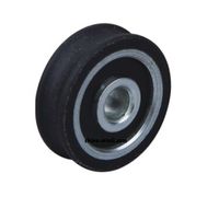 Roues en nylon automatiques à roulement à billes Minli U rollers pour portes moustiquaires (ML-AU062)