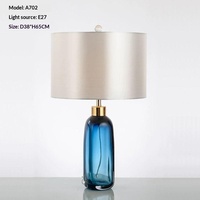 Lampe de Chevet en Verre Style Nordique pour Chambre à Coucher, Lumière Ambiante de Luxe 220V pour Maison, Showroom, Salon, Hôtel