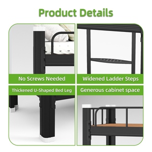 Fabricant de <span class=keywords><strong>lits</strong></span> superposés en acier de style industriel avec capacité de production en gros - Product Image 4