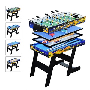 Combo Bàn Bida 4 FT 4 Trong <span class=keywords><strong>1</strong></span>, Bàn Bóng Đá, Tennis, Trò Chơi Khúc Côn Cầu Trên Băng, Đồ Chơi Thể Thao Trong Nhà - Product Image 4