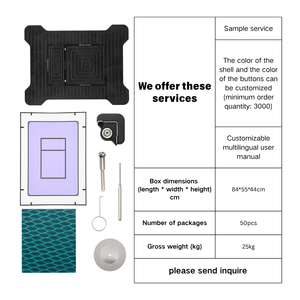 Kit d'outils d'installation pour plaque de chasse d'eau M3 pour réservoir encastré avec bouton-poussoir pour carrelage, accessoires de positionnement et de découpe - Product Image 5