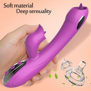 منتجات إناث للكبار هزاز 10 أوضاع اهتزاز قوية لعبة جنسية للنساء ألعاب جنسية <span class=keywords><strong>2</strong></span> في 1 غرام لعبة جنسية اهتزاز مزدوج - Product Image 5