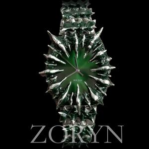 Reloj de Cuarzo Alabastro de Diseño Personalizado para Hombre, Único con Movimiento Japonés MIYOTA, Esfera de Acero Inoxidable con Púas, Estilo Gótico - Product Image 3