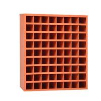 Armoire de rangement métallique à 72 compartiments pour vis et outils, armoire et coffres de rangement
