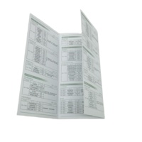 Affiche de taille personnalisée de production en usine pliant la conception et l'impression de dépliants d'une seule page